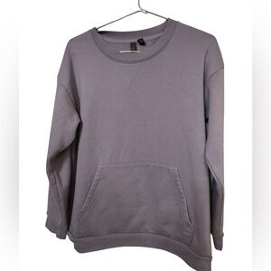 Purple High End Soft Mondetta Pocketed Crewneck Sweatshirt Women’s L MINTY